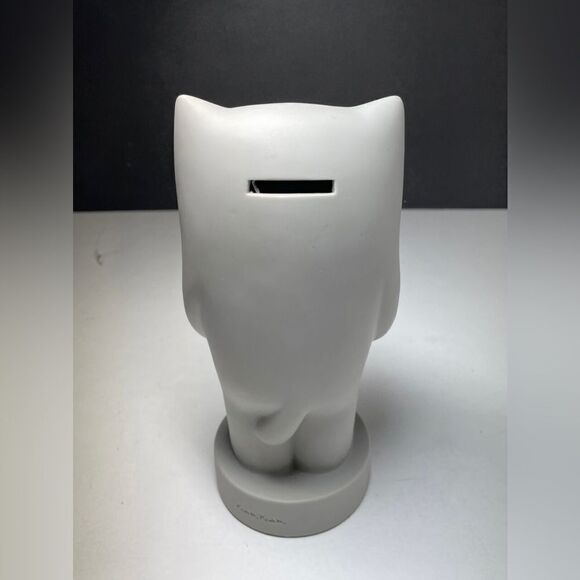 Kam Kam Cat Coin Bank Stands 7/5 Inches Tall in Cool Cat Gray Save With … - Picture 6 of 6